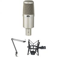 Heil Sound PR 30 Dynamic Supercardioid Microphone Kit with Shockmount and Boom Arm (Champagne)