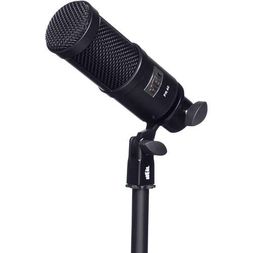  Heil Sound Heil PR 40 Podcaster Kit with Foam Windscreen & Broadcast Arm (Black)