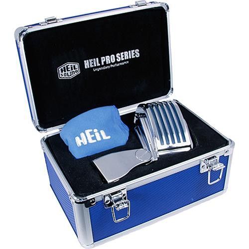  Heil Sound The Fin Dynamic Chrome Vocal Microphone (Blue LEDs)