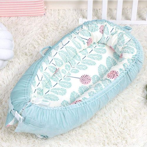 Heilsa Baby Lounger, Portable Crib and Bassinet Breathable Newborn Lounger for 0-36 Months Baby