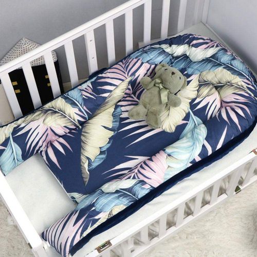  Heilsa Baby Lounger, Portable Crib and Bassinet Breathable Newborn Lounger for 0-36 Months Baby