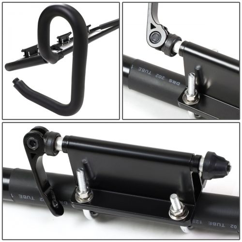  Heininger Universal Fork Mount Pickup Bed Bicycle/Bike Rack Carrier Storage (Powdered Coated Black)