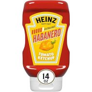 Heinz Tomato Ketchup Blended with Habanero, 14 oz Squeeze Bottle