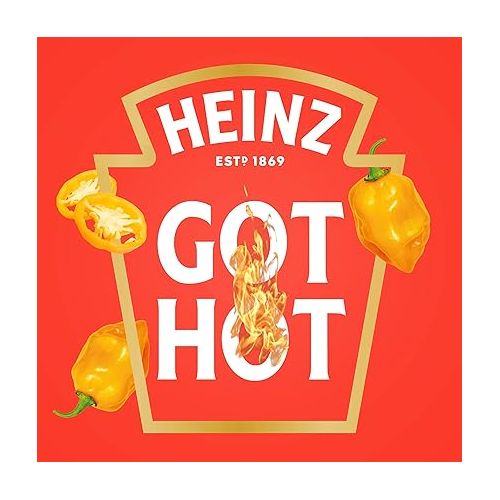  Heinz Tomato Ketchup Blended with Habanero, 14 oz Squeeze Bottle