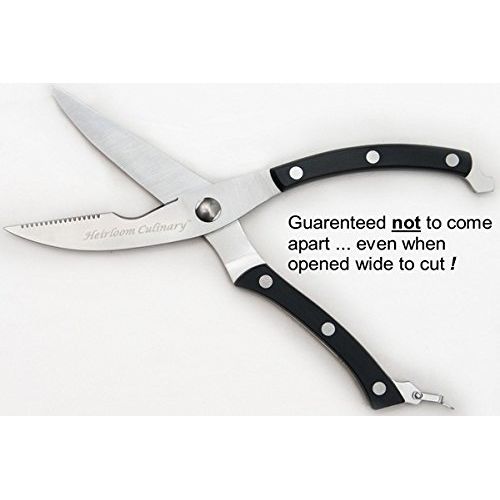  Heirloom Culinary PROFESSIONAL POULTRY SHEARS and FISHING PLIERS, FISH BONE TWEEZERS CHEF APPROVED with ITALIAN RECEIPE eBook