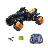 Heitaisi RC Remote Control/Gesture Sensing Transforming Car Robot Toy,Button Transformation Sports Race Car Toy Electric Car Model with Remote Controller Intelligence Toy