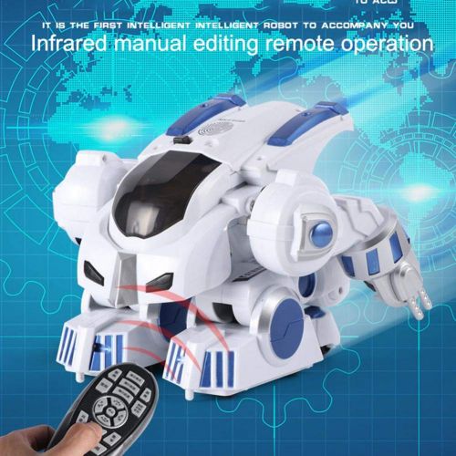  Heitaisi Intelligent Fingerprint Touch Deformation Robot,RC Walking Dance Sliding Remote Control Robot Toy with Remote Controller