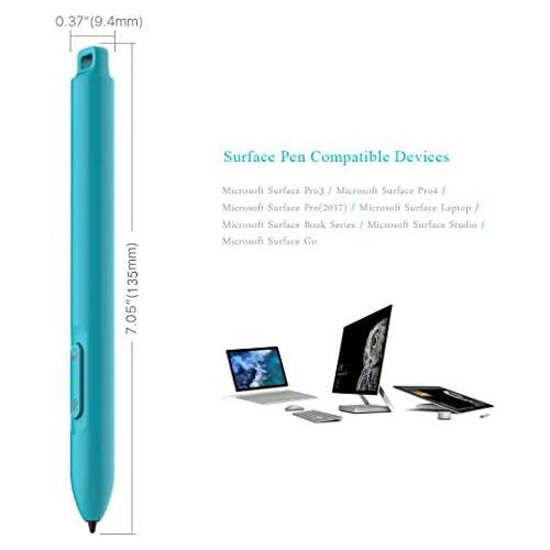  [아마존베스트]Heiyo Surface Pen Microsoft Certified, 1024 Levels Pressure Sensitivity Safe ABS Material Surface Stylus 200Hrs Using Time & 360Day Standby Surface Pro Pen Compatible with Surface Pro/Go