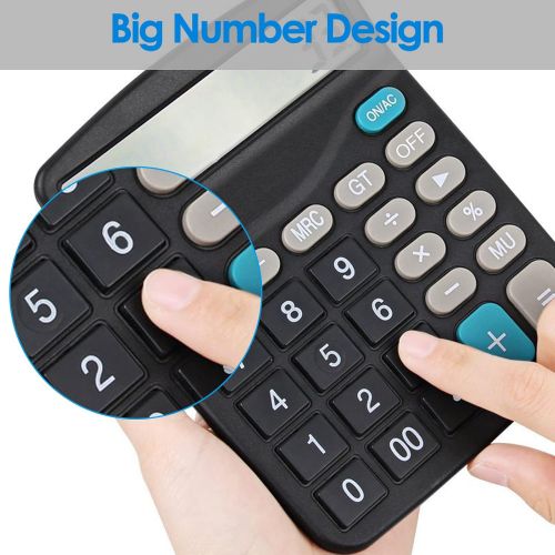  [아마존베스트]Helect Calculator, Standard Function Desktop Calculator, Black