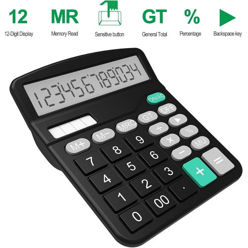  [아마존베스트]Helect Calculator, Standard Function Desktop Calculator, Black