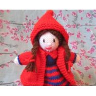 HelenTheCrazyKnitter Topsy-Turvy Doll, Little Red Riding Hood/Bad Wolf