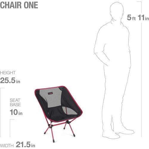  Helinox Chair One Original Lightweight, Compact, Collapsible Camping Chair