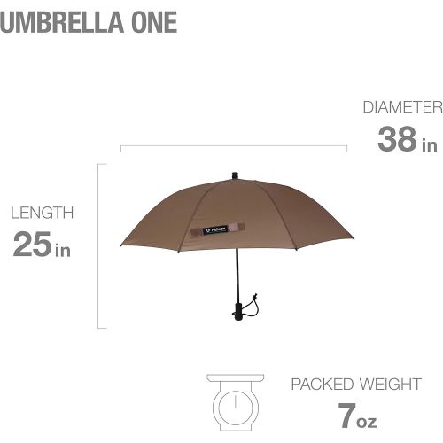  Helinox Umbrella One Lightweight Trekking Umbrella, Coyote Tan