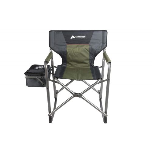 Helinox Strong,Durable,Foldable and Comfortable Ozark Trail Bull Creek Rocking Director Chair,Ideal for a Weekend of Camping,Sports Events or Just Relaxing in Backyard or Patio,Green