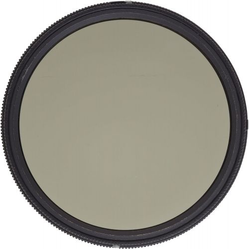  Heliopan 82mm Variable Gray Neutral Density Filter (708290) with Specialty Schott Glass in Floating Brass Ring