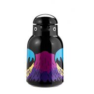 Helios Isolierkanne Thermo-Bird, 1,0 Liter, Kunststoff, Paradiesvogel, schwarz, Drehverschluss