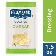 Hellmanns Creamy Salad Dressing, Caesar, 1.5 Ounce (Pack of 102)