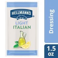 Hellmanns Salad Dressing, Lite Italian, 1.5 Ounce (Pack of 102)