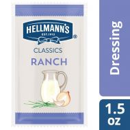 Hellmanns Creamy Salad Dressing, Ranch, 1.5 Ounce (Pack of 102)