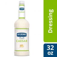 Hellmanns Classics Salad Dressing Salad Bar Bottles Caesar 32 oz, Pack of 6