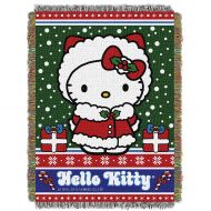 /Hello Kitty Snowy Kitty Woven Tapestry Throw Blanket