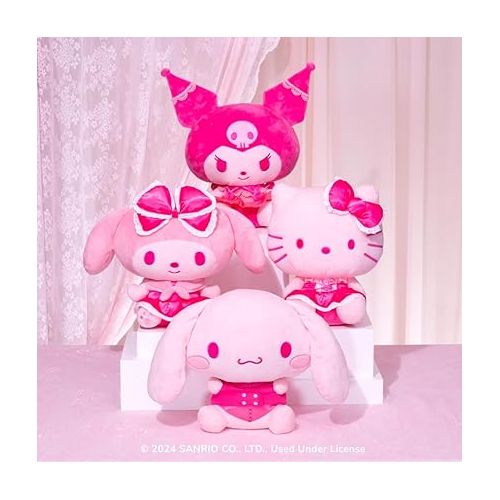 헬로키티 Hello Kitty Cinnamoroll 12” Pink Monochrome Plush
