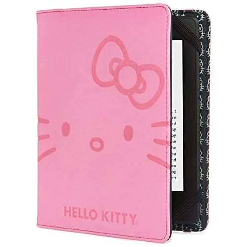 헬로키티 Hello Kitty Deboss Face Cover - Pink (Fits Kindle Paperwhite, Kindle & Kindle Touch)