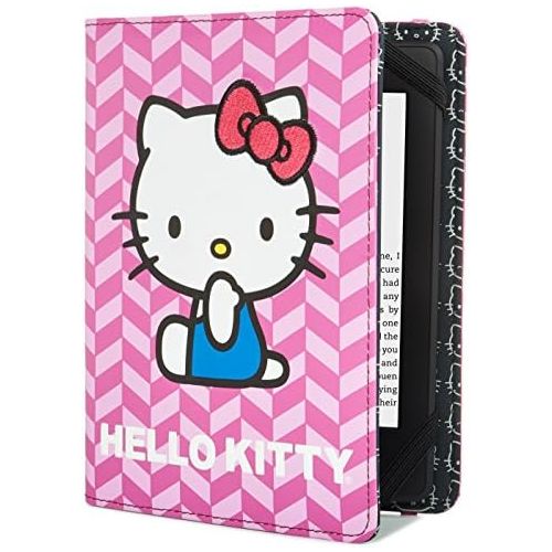 헬로키티 Hello Kitty Chevron Cover - Purple (Fits Kindle Paperwhite, Kindle & Kindle Touch)
