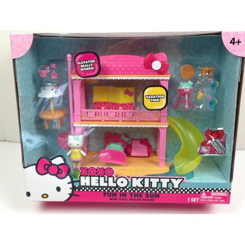 헬로키티 Hello Kitty Beach House Mini Doll Large Playset