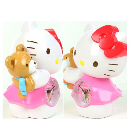 헬로키티 Hello Kitty Desk and Table Alarm Clock/ Kids Character Clock/ Kids Character Clock/alarm Clock / Hello Kitty Watch / Japanese Characters/ Gift