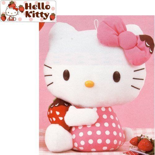 헬로키티 Sanrio Hello Kitty 13 Tall Stuffed Plush Doll with a Pink Bow