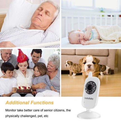  [아마존 핫딜]  [아마존핫딜]HelloBaby Video Baby Monitor with Camera - Infrared Night Vision, Two-Way Talk Back, Screen,...