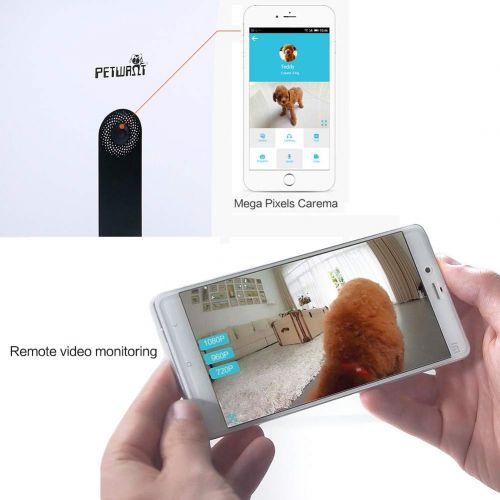  Hellofishly Pet Smart Feeder,Cat and Dog Automatic Eating,Feeding Tools,Control Your pets Feeding from Your Smartphone,Video APP Food Dispenser