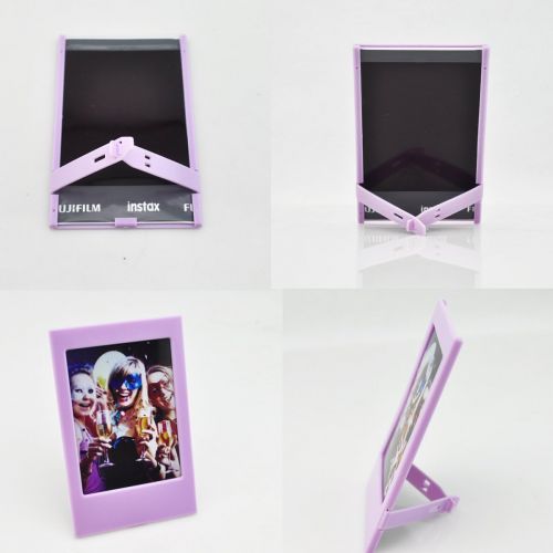  Fujifilm Instax Mini Five Pack Instant Film Photo Frames,Hellohelio 5 Colorful 3 Inch Borders, Set of 5