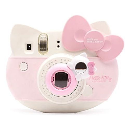  HelloHelio Lovely Kitty Selfie and Close Up Lens Shot Mirror for Fujifilm Mini 8 Mini 9 Polaroid PIC-300 Hellokitty Instant Camera (Pink Cat)