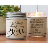 Helloyoucandles Thinking of You Candle Greeting - Thinking of You Gift | Cheer Up Gift | Get Well Gift | Miss You Gift | Condolence Gift | Send a Gift