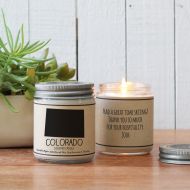 Helloyoucandles Colorado Scented Candle - Homesick Gift | Feeling Homesick | State Scented Candle | Moving Gift | College Student Gift | State Candles