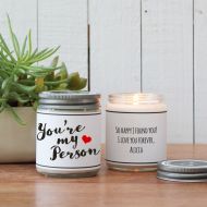 Helloyoucandles Youre My Person Scented Soy Candle Gift - Scented Candle - Best Friends Gift | Best Friends Card | Boy Friend Gift | Girl Friend Gift