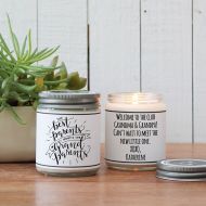 Helloyoucandles The Best Parents Get Promoted to Grandparents Candle Greeting - New Grandparents Gift | New Grandma Gift | New Grandpa Gift|Grandparent Gift
