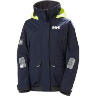 Helly-Hansen Pier 3.0 Waterproof Jackets for Women Featuring Windproof Sailing Fabric and Packable Neon Yellow Hood