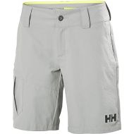 Helly Hansen Women's Quickdry, Sun Protection, Durable Cargo Shorts, Grey Fog, 26