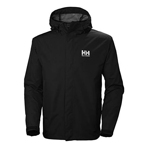  [아마존베스트]Helly+Hansen Helly Hansen Mens Seven J Waterproof, Windproof, and Breathable Rain Jacket with Hood