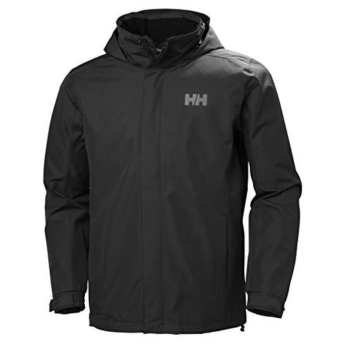  Helly Hansen Mens Dubliner Jacket Waterproof, Windproof, Breathable Shell Rain Coat with Packable Hood