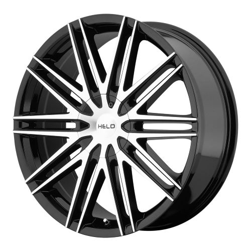  Helo HELO HE880 Gloss Black Machined Face Wheel Chromium (hexavalent compounds) (16 x 7. inches /5 x 72 mm, 42 mm Offset)