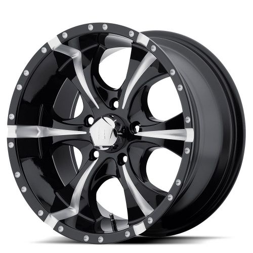  Helo HE791 Maxx Gloss Black Wheel With Milled Accents (17x9/5x127mm, -12mm offset)