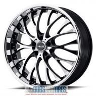 Helo HELO HE890 Gloss Black Machined Face Wheel Chromium (hexavalent compounds) (20 x 8.5 inches /5 x 72 mm, 35 mm Offset)
