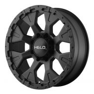 Helo HE879 Gloss Black Wheel With Machined And Milled Face (17x9/5x139.7mm, -12mm offset)
