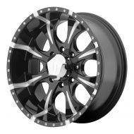 Helo HE791 Maxx Gloss Black Wheel With Milled Accents (18x9/6x139.7mm, +18mm offset)