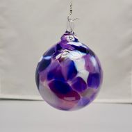 /HelwigArtGlass Hand Blown Glass Christmas Ornament (Color Name: Bailey Jane)