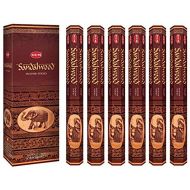 인센스스틱 Hem Incense Incense Sandalwood, 120 Sticks in a Six Pack. Hem Brand, Hand Rolled in India.